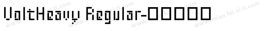 VoltHeavy Regular字体转换